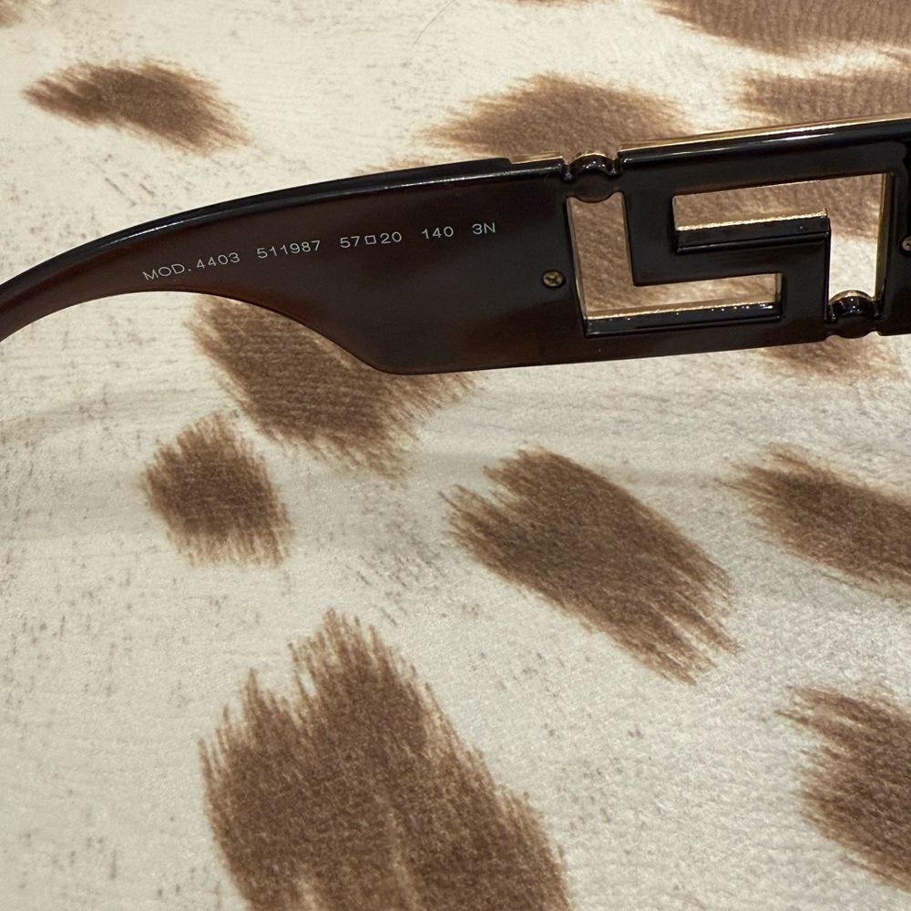 Versace Tortoise Shell Sunglasses - Picture 6 of 7